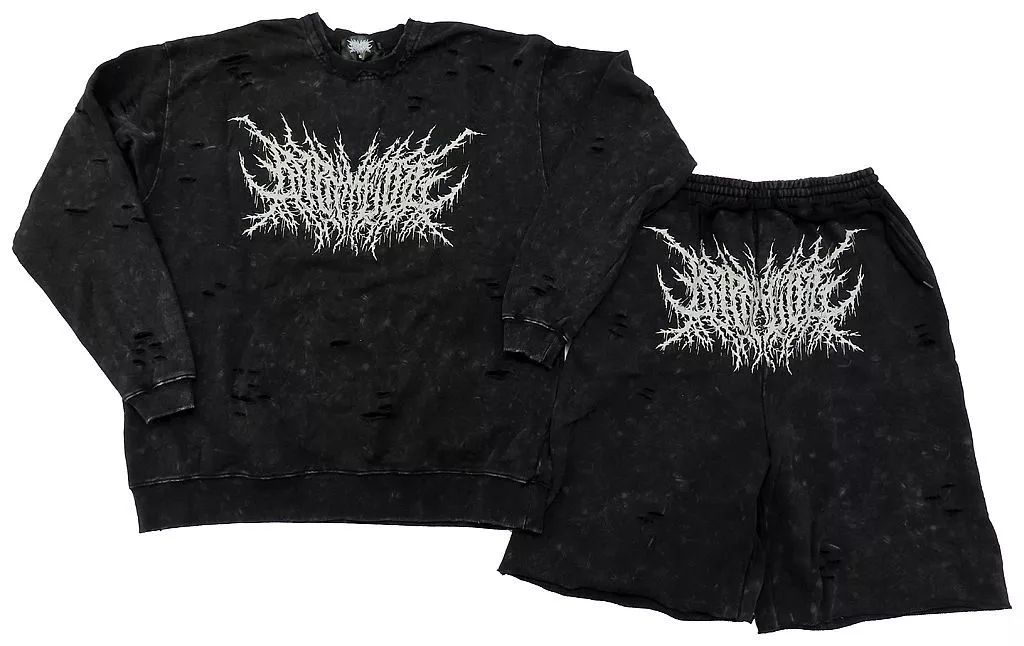 衣料雑貨 BABYL トレーナー＆ハーフパンツセットアップ ブラック XL