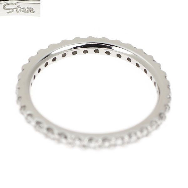 スタージュエリー☆フルエタニティダイヤモンドリング♪ピンキーptダイヤモンド PYTHON KNOT PINKIE RING(2JR0518)K10 ピンキーリング｜スター