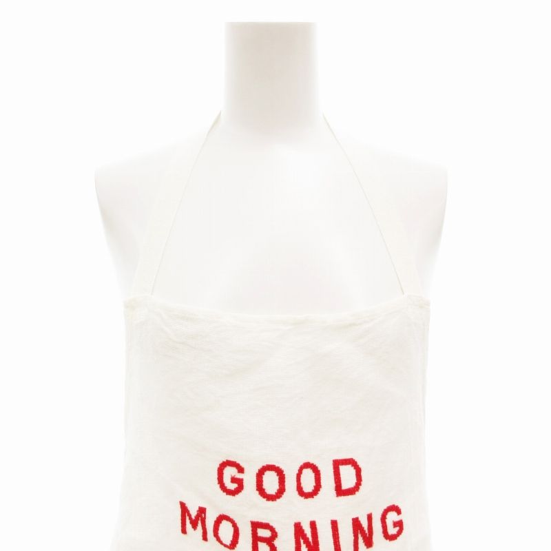オールドマンズテーラー R&D.M.Co リネンエプロン ロング GOOD MORNING