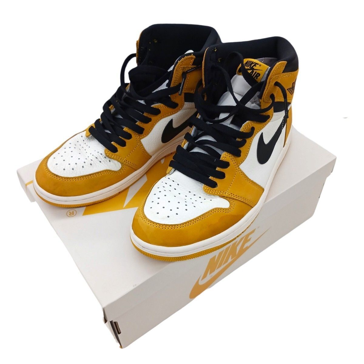 NIKE ナイキ エアジョーダン DZ5485-701 Air Jordan 1 Retro High OG Yellow Ochre スニーカー イエロー US9.5 27.5cm
