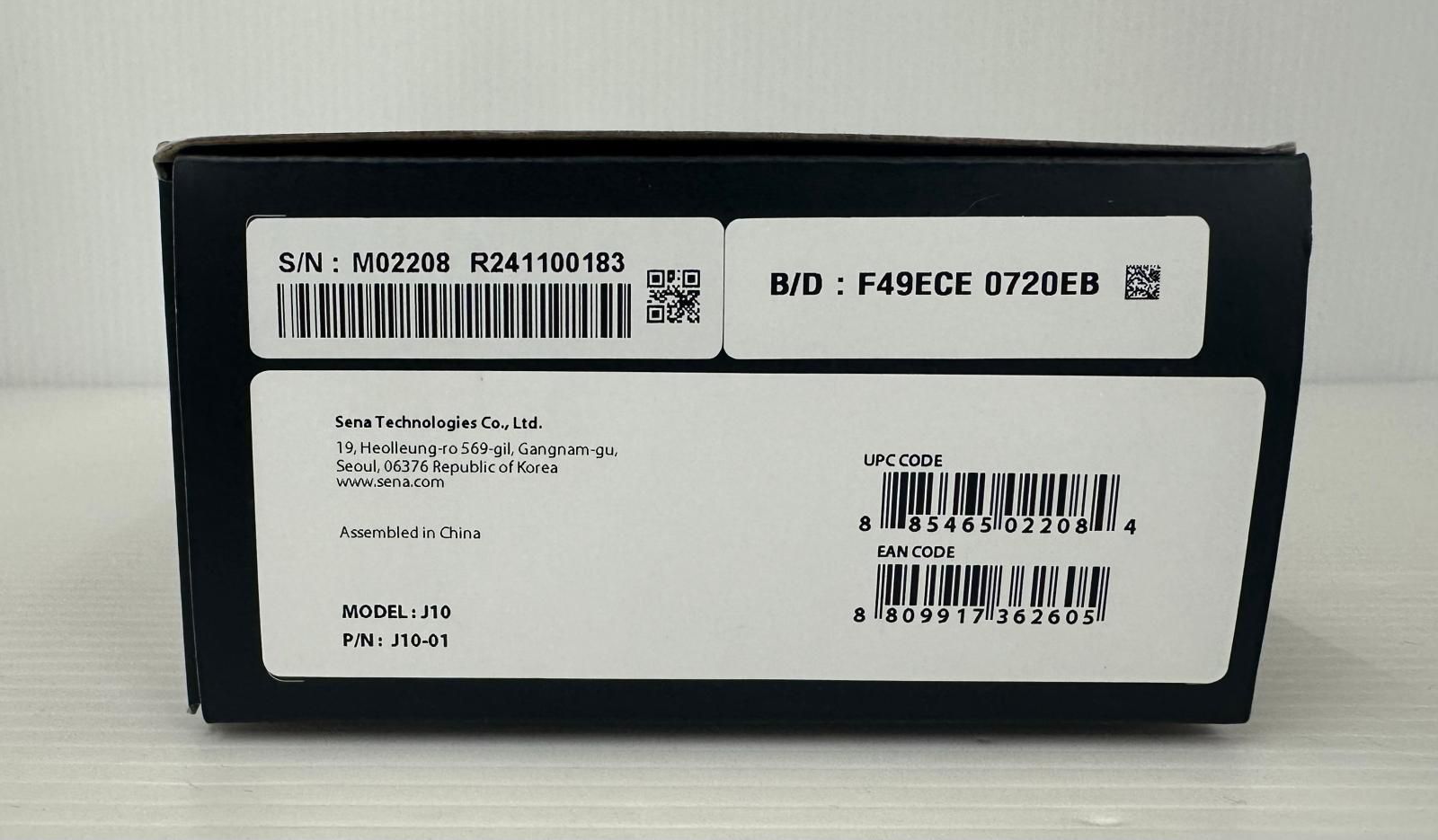 【未使用】SENA セナ バイク用インカム RIDECONNECTED J10 Bluetooth 日本専用モデル (2508162)