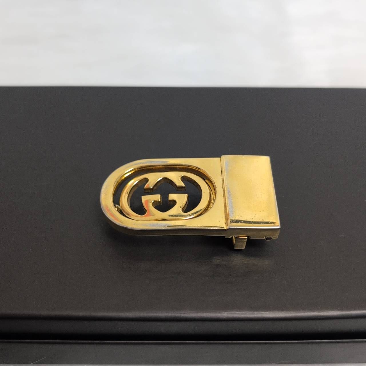 GUCCI グッチ ゴールド バックル インターロッキング ベルト