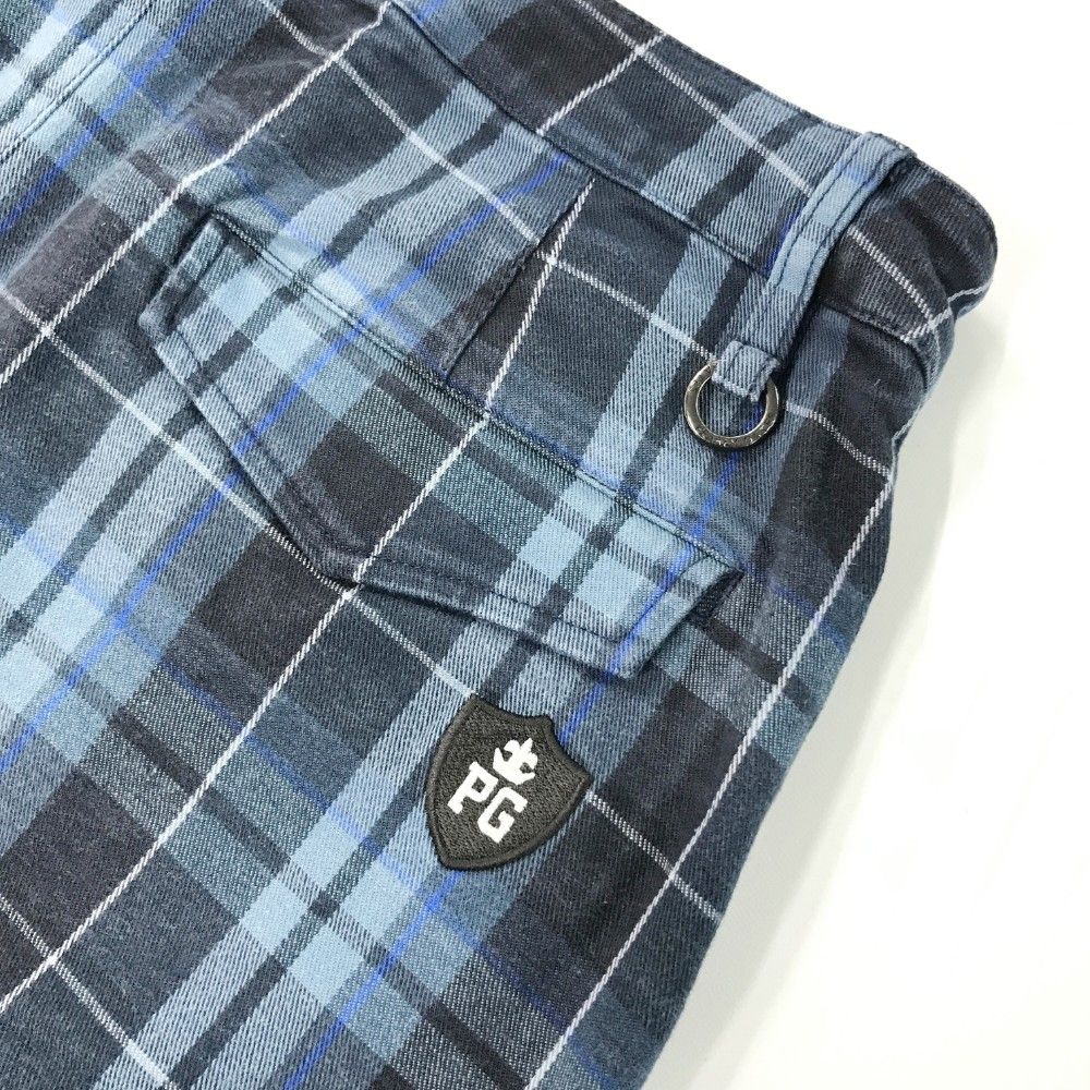 パーリーゲイツ】人気ロゴネーム×チェック柄総柄 ストレッチゴルフ