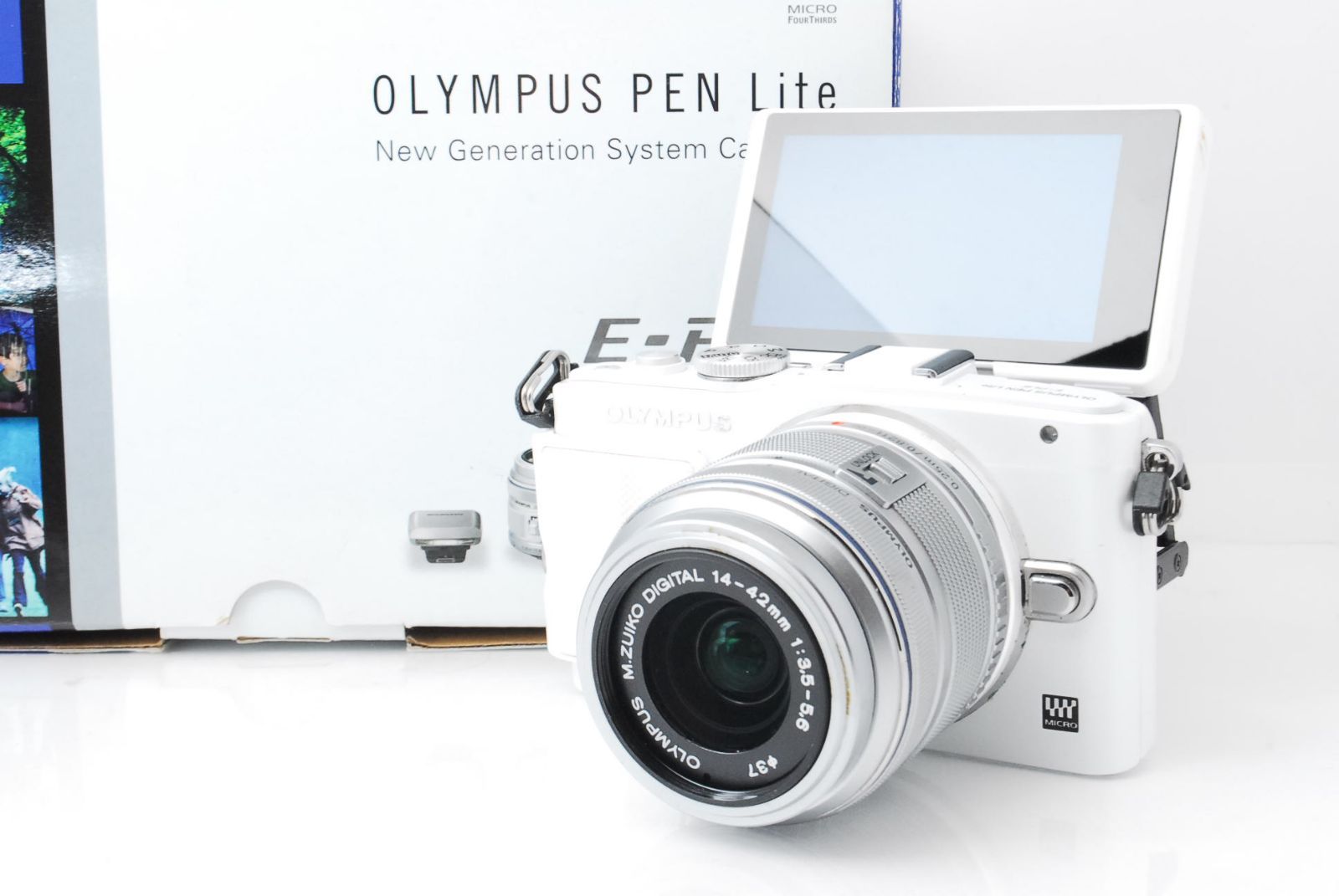 ☆ かわいいホワイト♪ iPhoneに転送OK！ OLYMPUS E-PL1 ☆ 【公式通販】