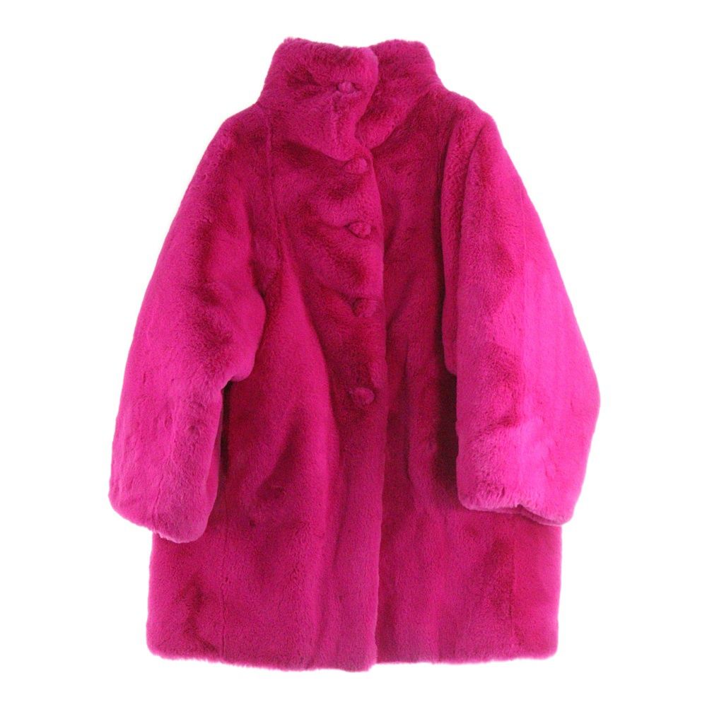 BALENCIAGA バレンシアガ 中綿 ファーブルゾン ロングコート 626520 ピンク