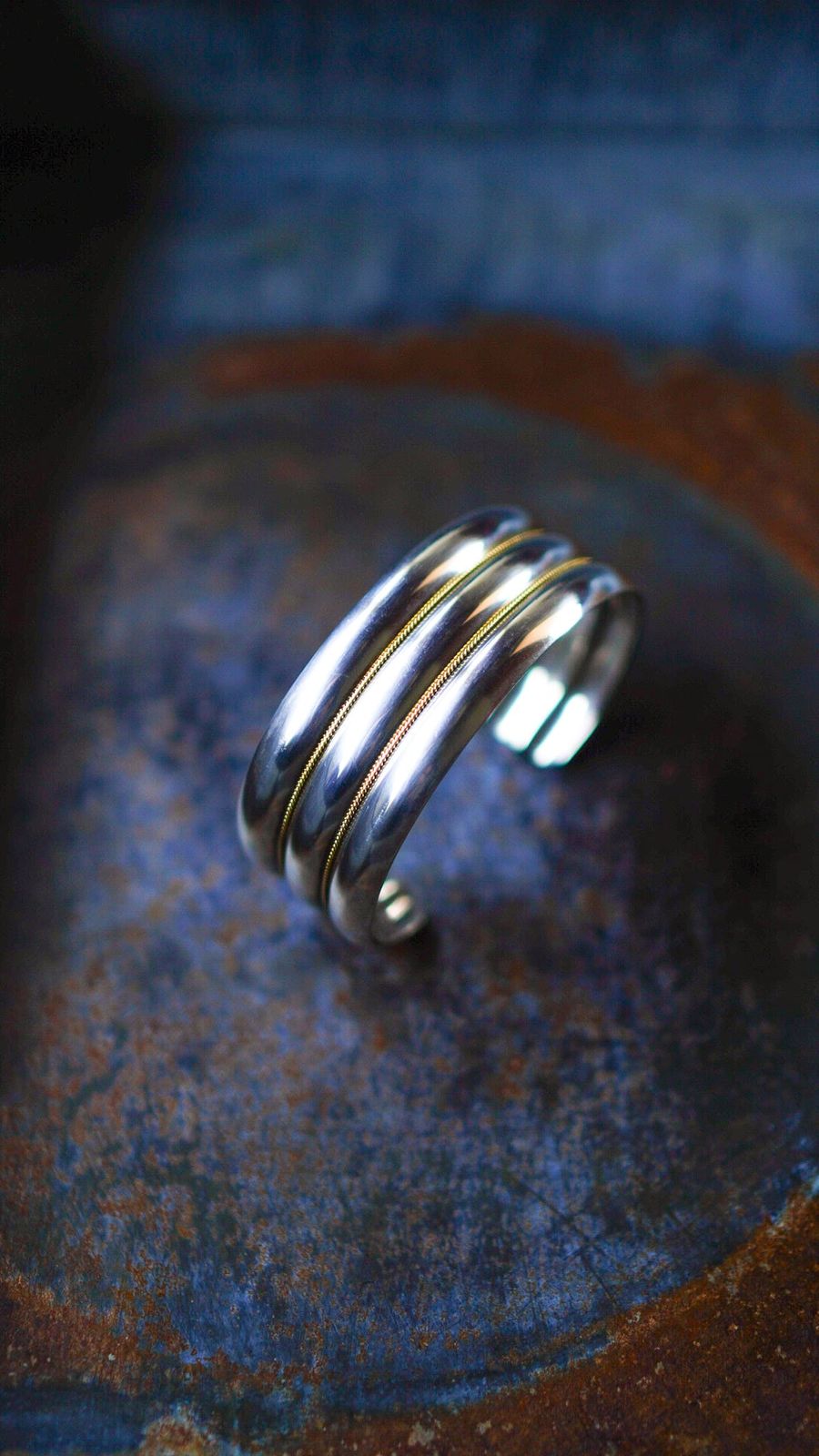 ティファニー　ダブル　ハート　コンビ　ロープ　ブレスレット　925 ゴールド Tiffany & Co. - ティファニー ダブル ハート コンビ ロープ