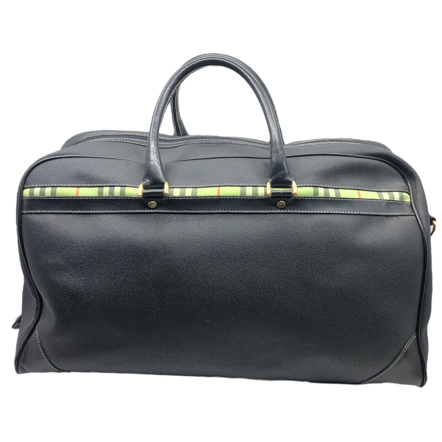 【未使用級】 バーバリーゴルフ ボストンバッグ 2way ブラウン ノバチェック 未使用級】 バーバリーゴルフ ボストンバッグ 2way ブラウン