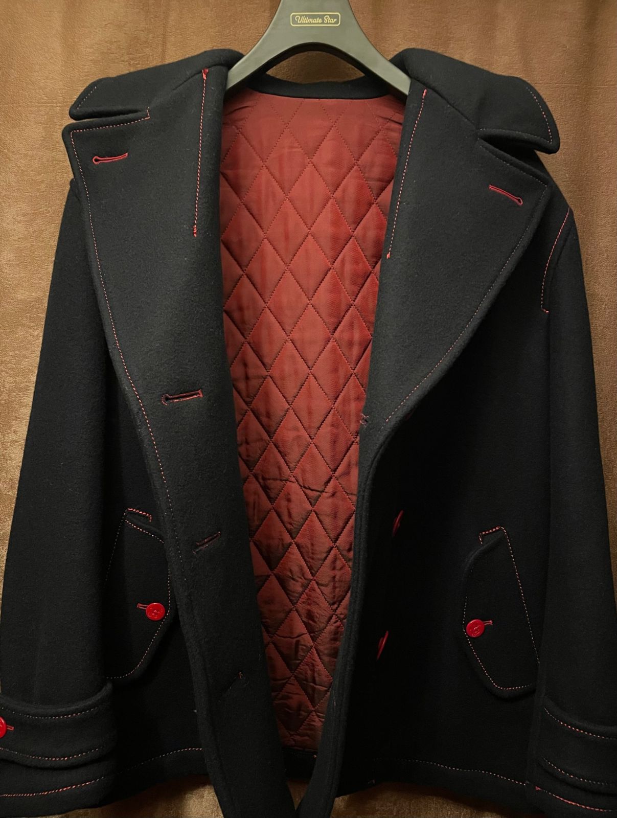 【極美品】2012AW フェノメノン　ピーコート　ネイビー MADE IN JAPAN製 PHENOMENON 2012年AWモデル ウールPコート