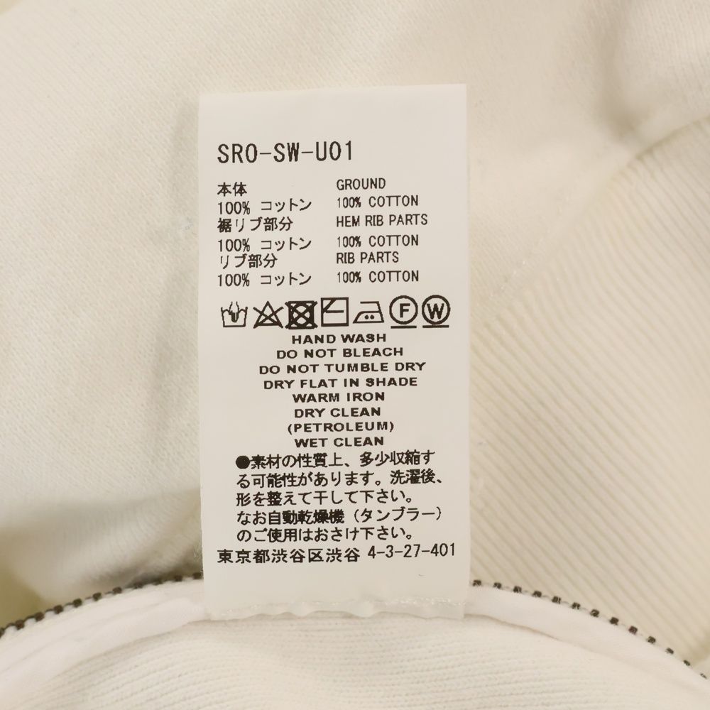 FACETASM (ファセッタズム) 24SS ZIPPER RIB SWEAT ジッパーリブ  