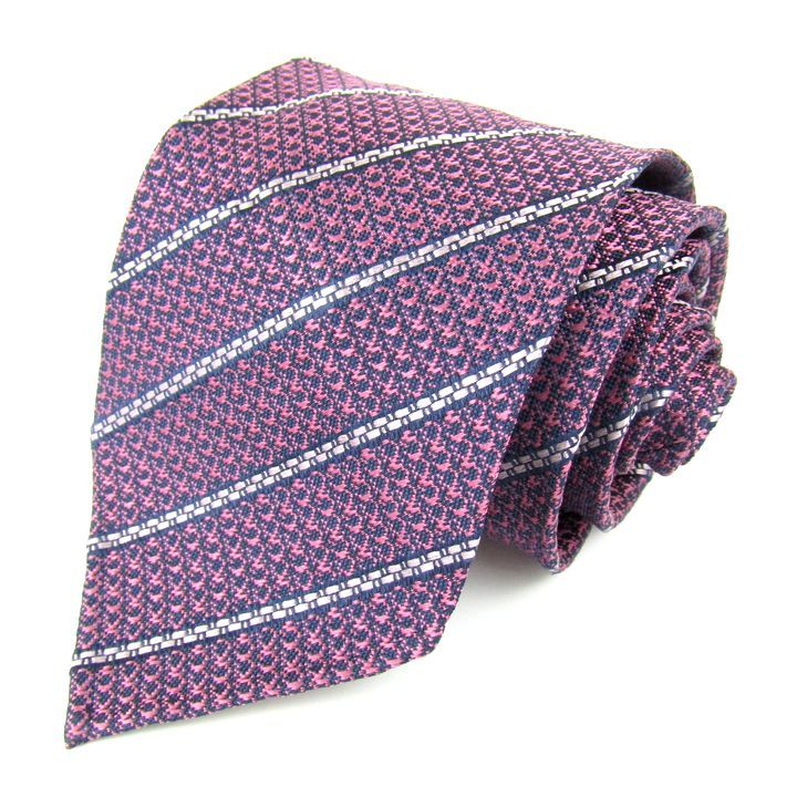 Franco Minucci セッテピエゲ Franco Minucciフランコミヌッチ セッテピエゲ ネクタイ ネイビー