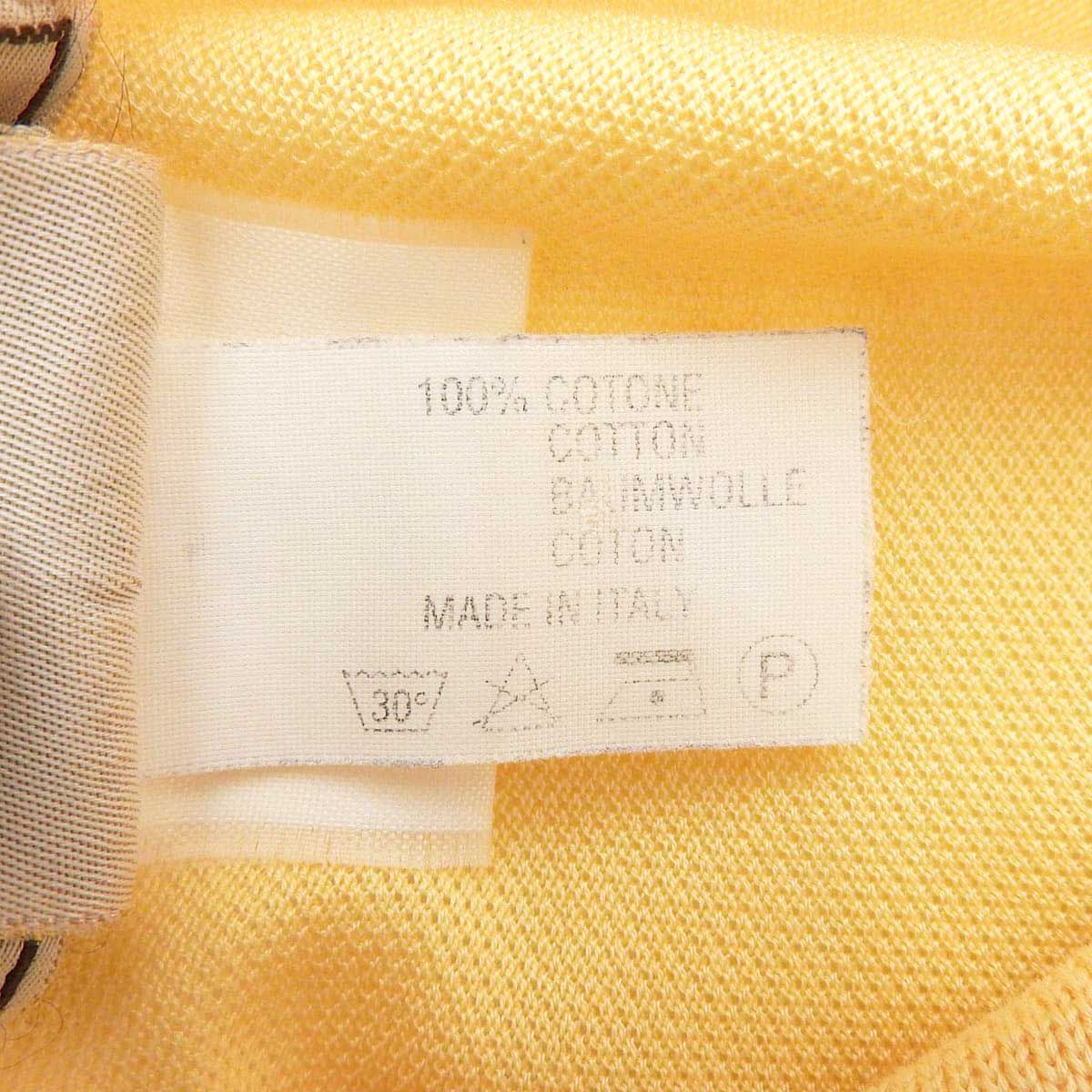 エルメス ポロシャツ ワンポイント シャツ 長袖 Hロゴ ヴィンテージ イエロー weekendtokyo_requality | high maison “tops” special week