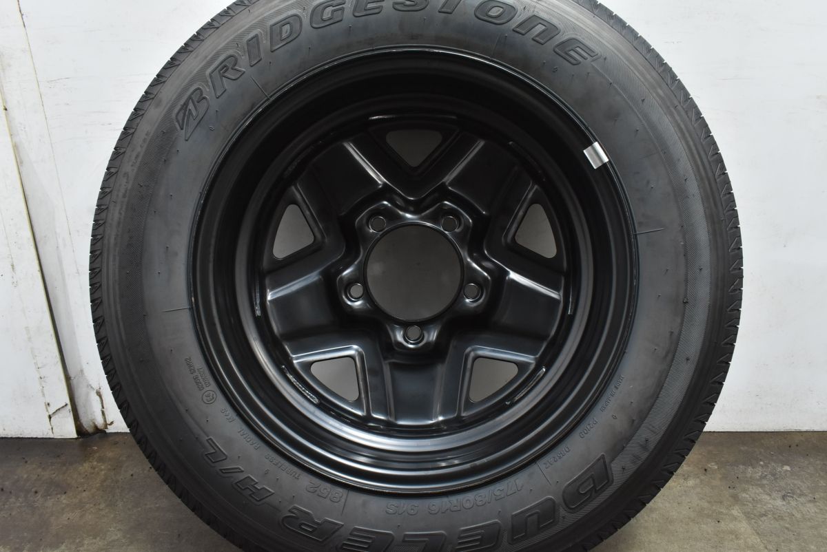 本州内送料無料！ジムニー 175/80R16 24年製 新車外し タイヤ 4本 ジムニー新車外しタイヤ入庫しました！ ブリヂストンデューラーH
