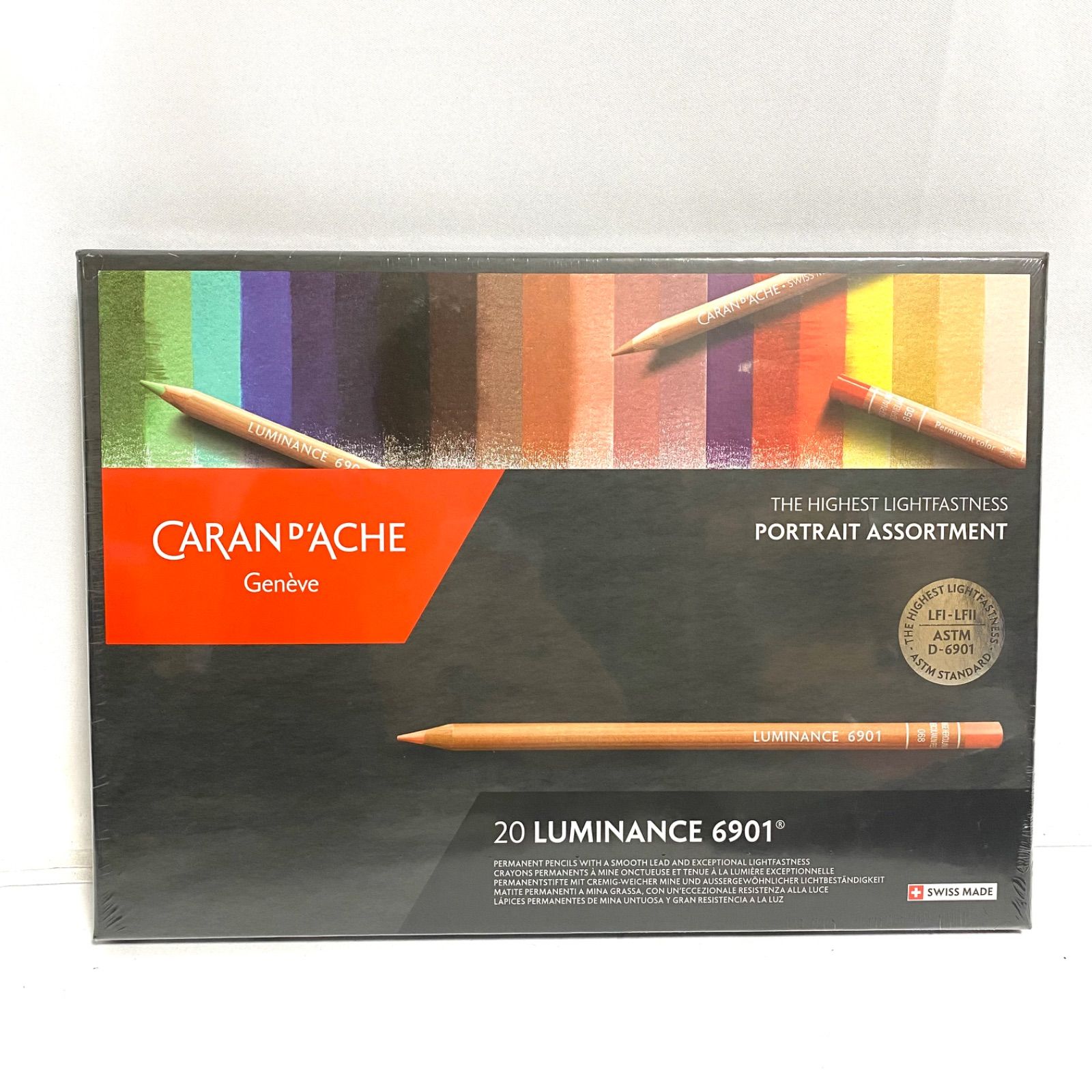 カランダッシュ ルミナンス 6901 20色 油性色鉛筆 carandache Luminance