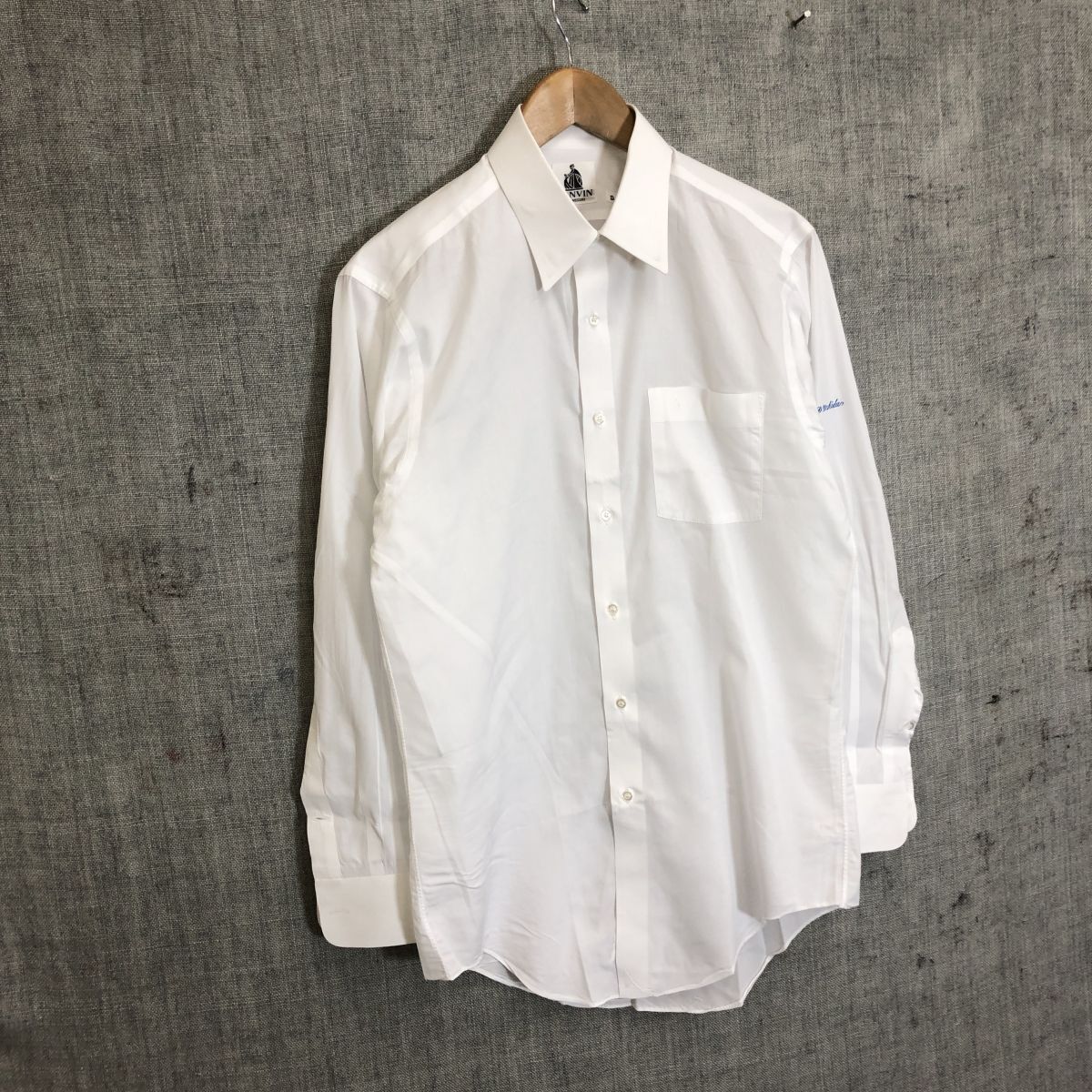LANVIN カジュアルシャツ レディース ランバン 中古　古着 LANVIN ランバン 日本製 長袖 シャツ 41-80 白 メンズ