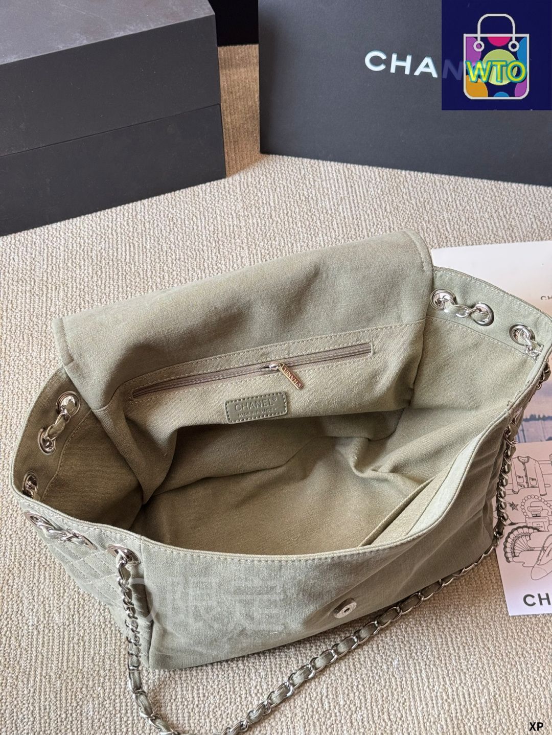 美品 CHANEL SPORT ボストン 激レア ヴィンテージ ユニセックス an/アン】ストレッチ/ ツイード / フロントボタン/ 半袖/ 袖あり