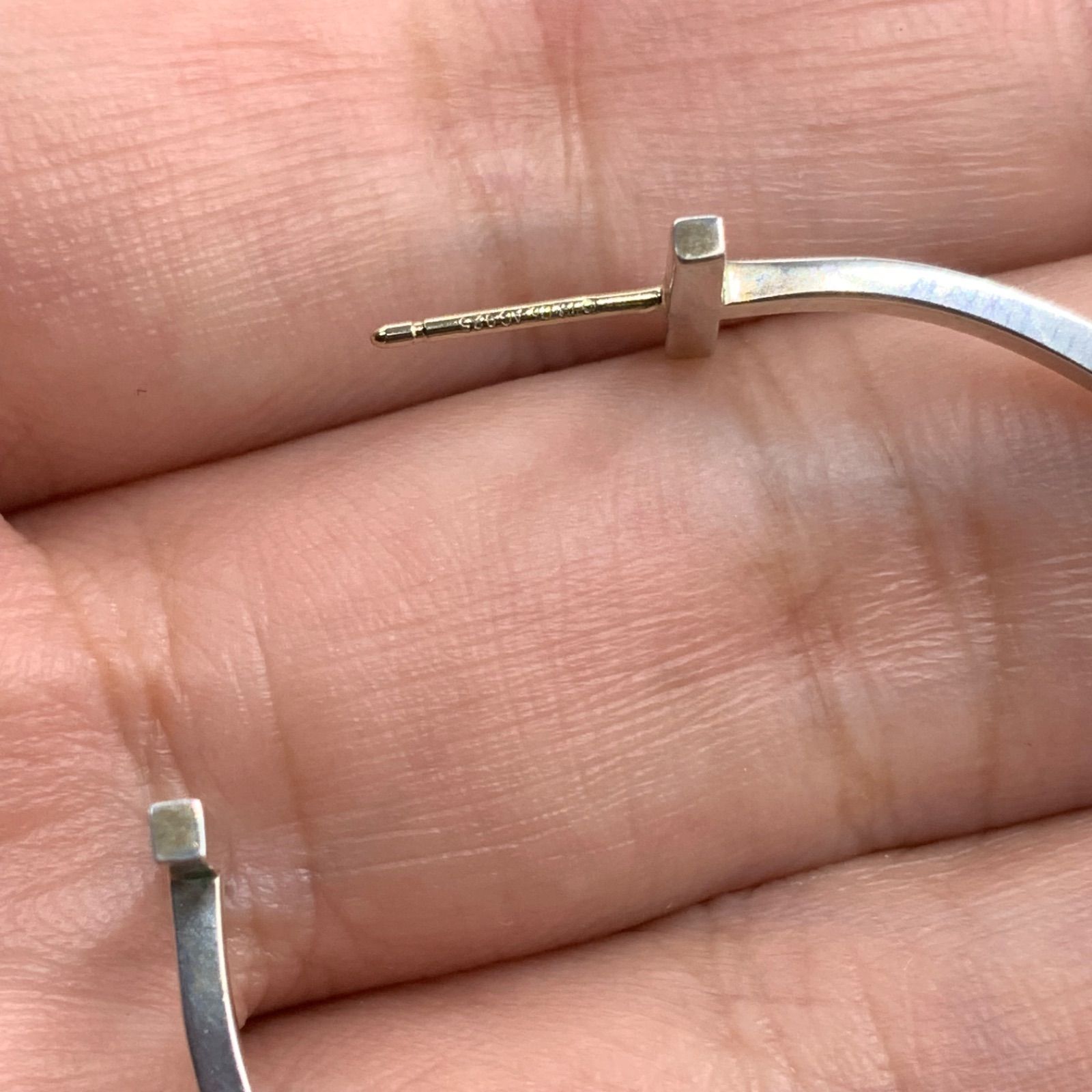 ティファニー Tワイヤー ラージフープピアス 箱 袋