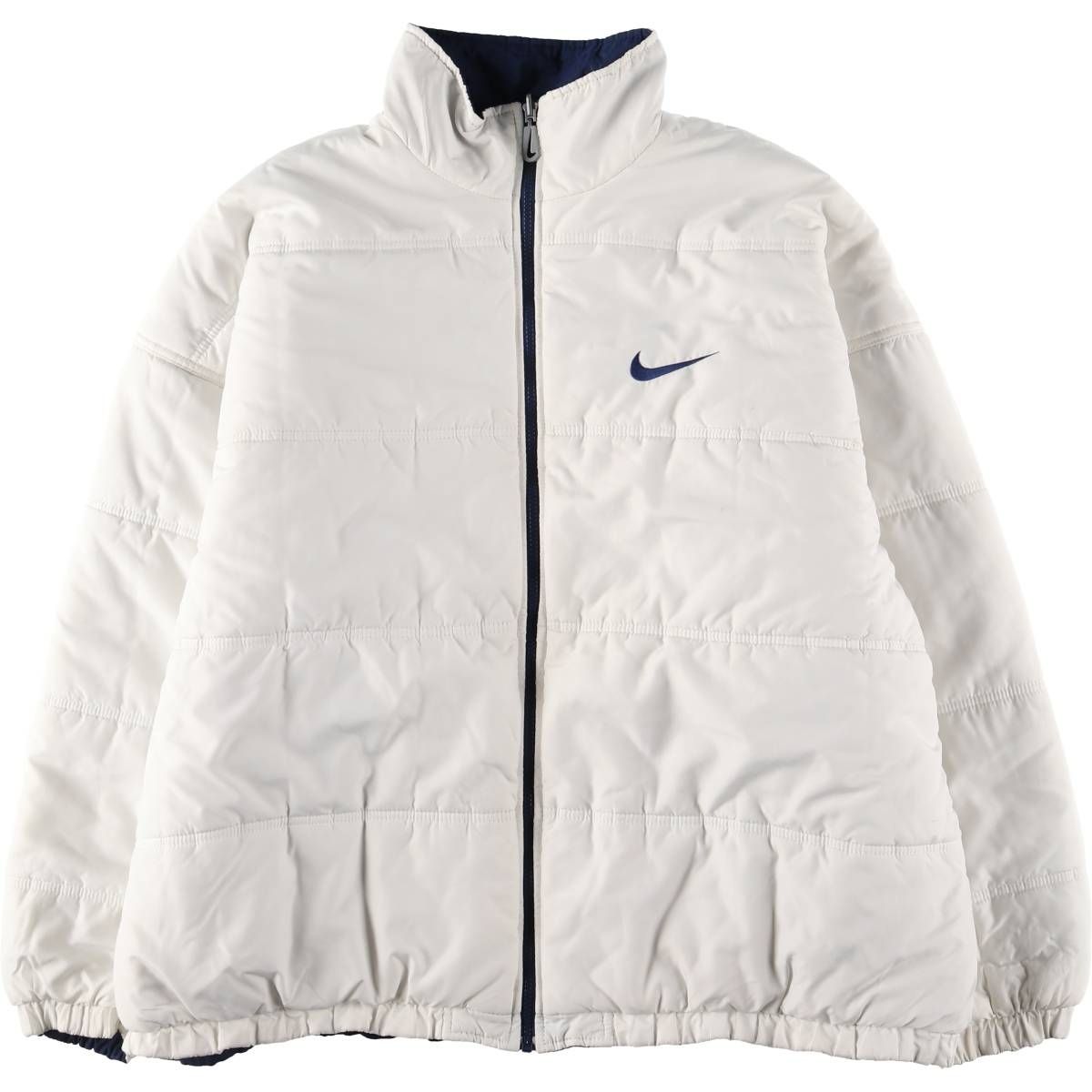 古着 90年代 ナイキ NIKE リバーシブル バックロゴ 中綿ジャケット 