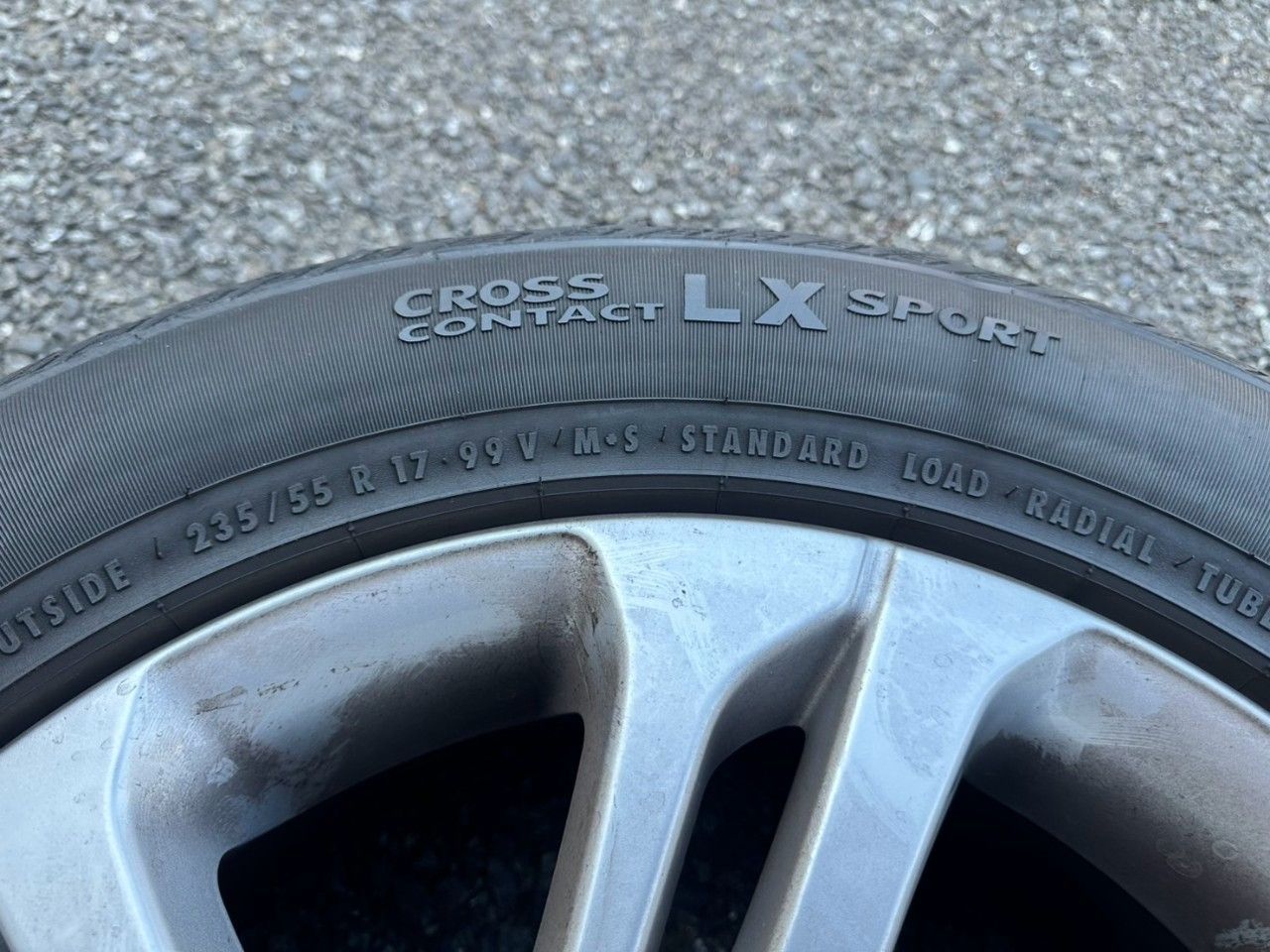 ボルボ 純正ホイール×サマータイヤセット 235/55R17