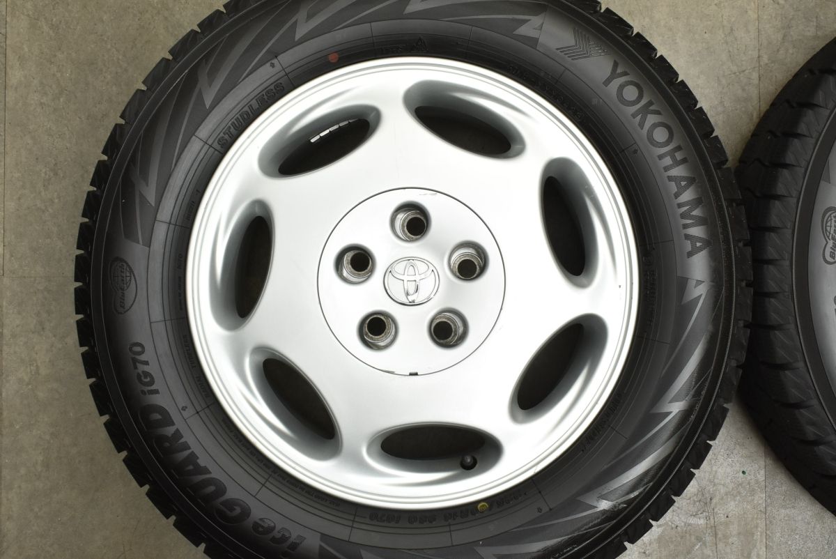 バリ溝 トヨタ 30 セルシオ 純正 16in 7J 45 PCD114.3 ヨコハマ アイスガード iG70 225 60R16 アリスト エスティマ 流用 スタッドレス FFCRYSTALESIA_COM