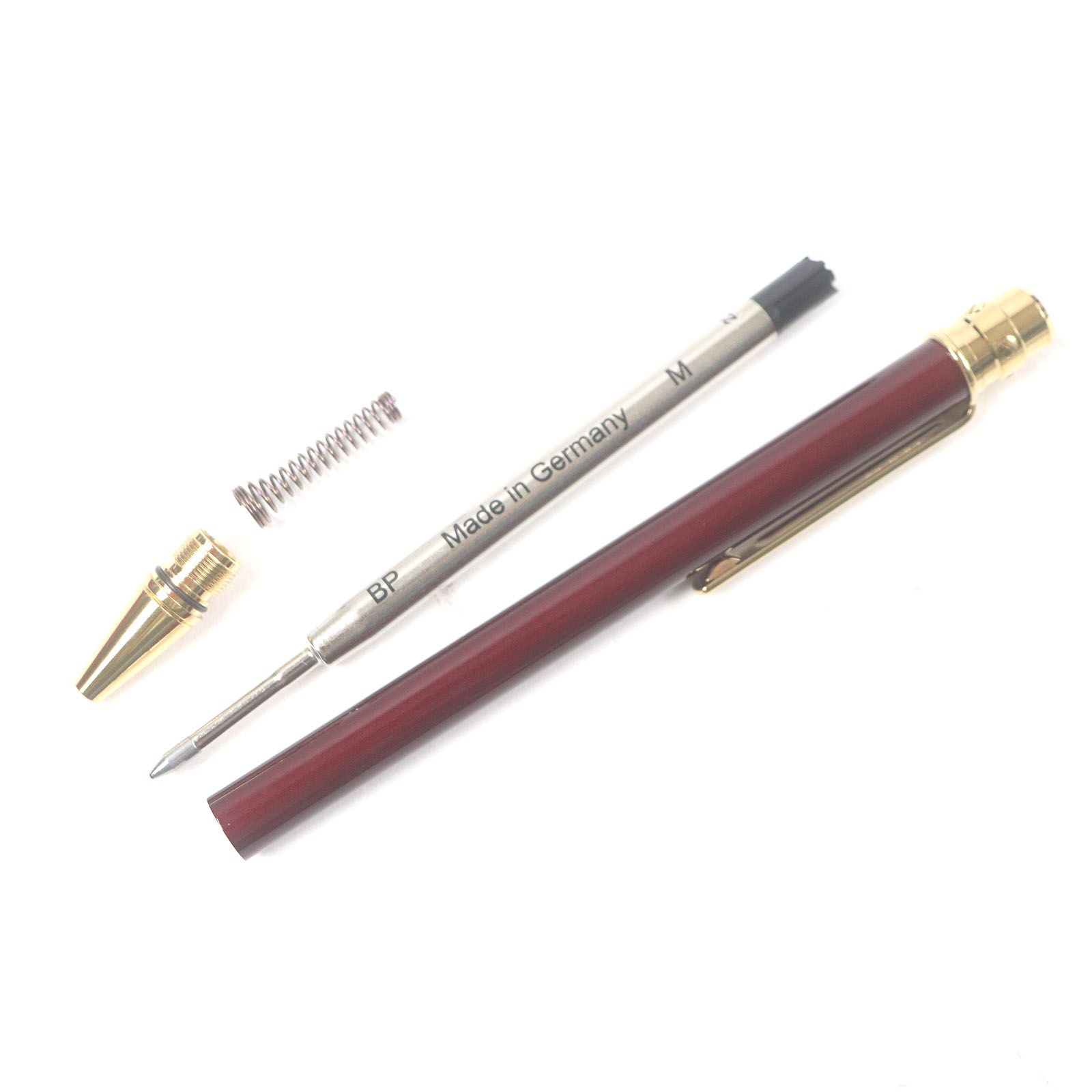 Cartier ツイスト式ボールペン シルバー×ゴールド　本体と箱 カルティエ マストドゥカルティエ ツイスト式 ボールペン 青