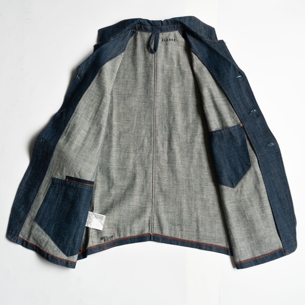 美品濃紺/ビッグサイズ】LEVI'S RED【1st coat デニム サックコート