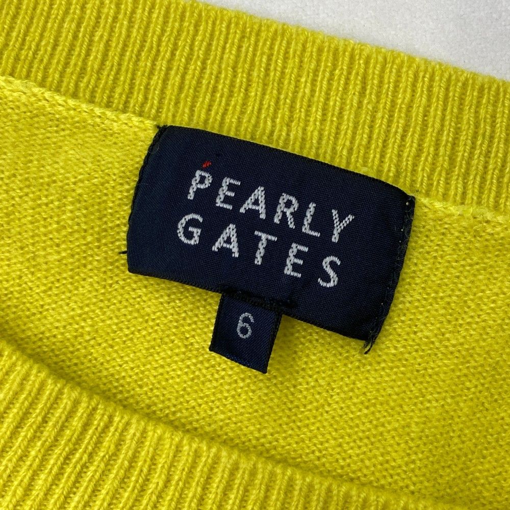 サイズ：6 PEARLY GATES パーリーゲイツ カシミヤ ニット