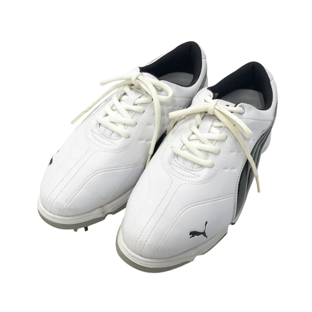 PUMA プーマ ゴルフシューズ【ホワイト/27.0ｃｍ】中古！ PUMA GOLF プーマゴルフ 187210 05 ゴルフシューズ FUSION SPORT
