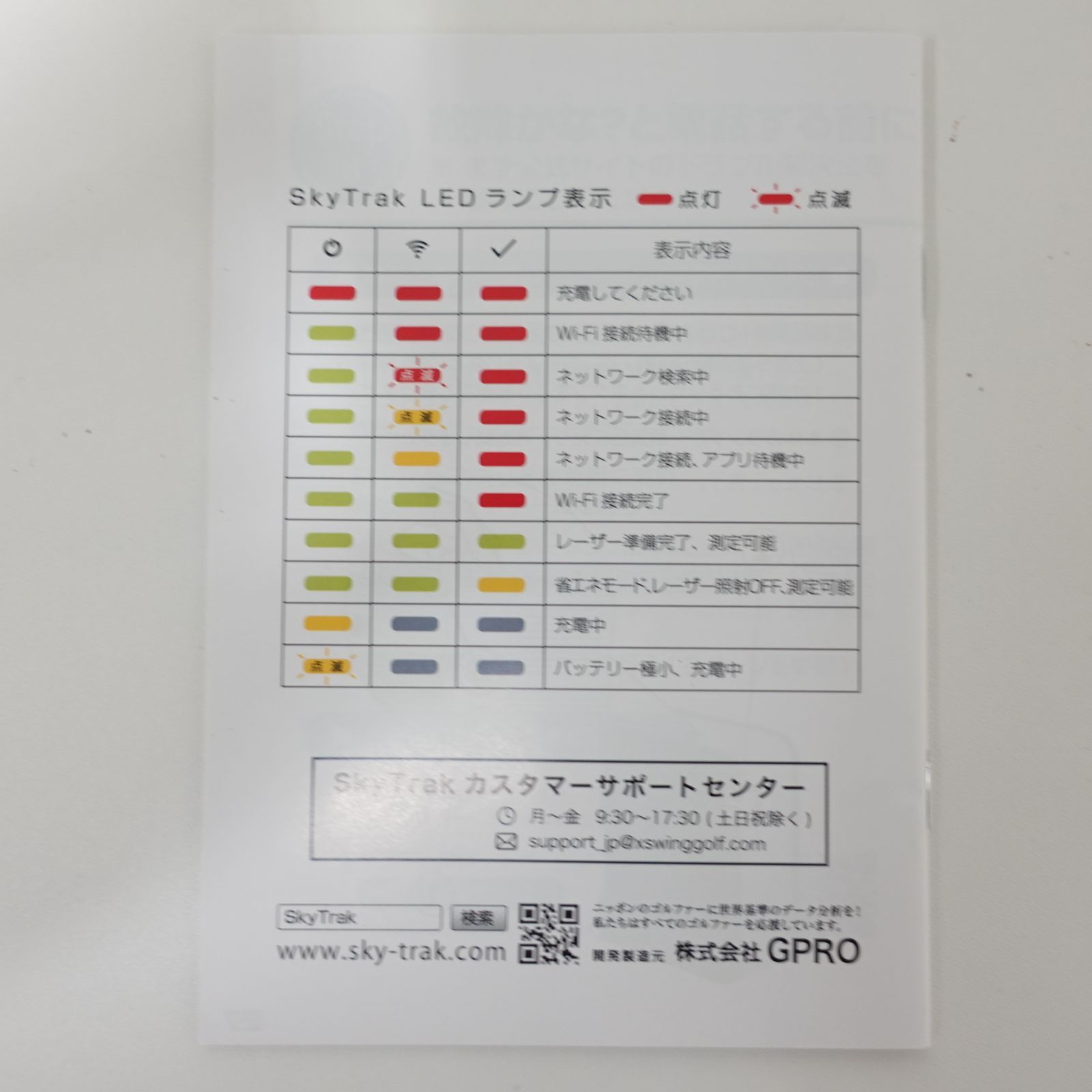 SkyTrak 専用手動レール