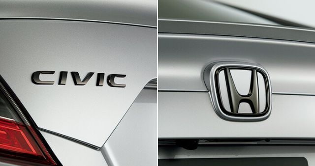 HONDA ホンダ 純正 CIVIC シビック ブラックエンブレム 2017.7～仕様変更 08F20-TEG-001 08F20-TEG-000 | エンブレム ロゴ 車 交換 部品 パーツ ポイント消化