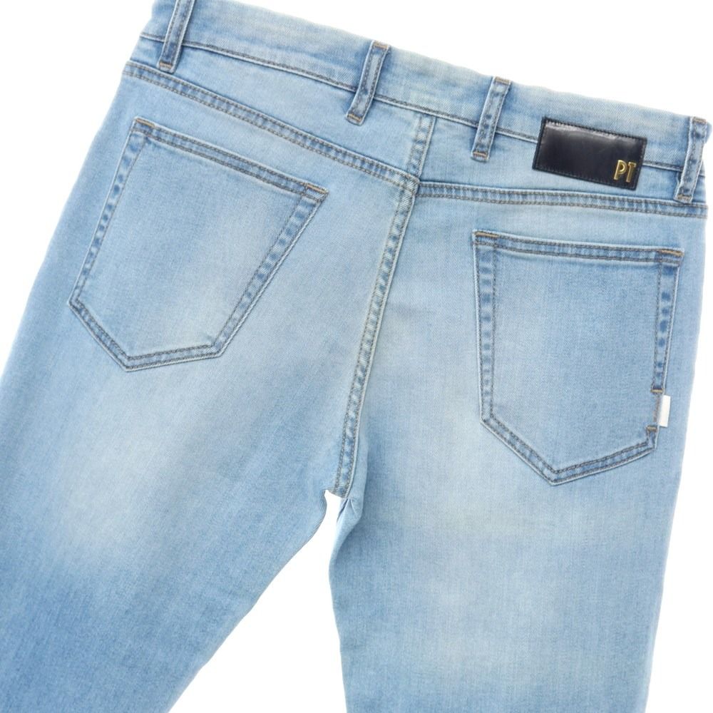 【新品アウトレット】ピーティートリノ デニム PT TORINO DENIM SWING 加工 ストレッチデニムパンツ ジーンズ ブルー【サイズ34】【メンズ】