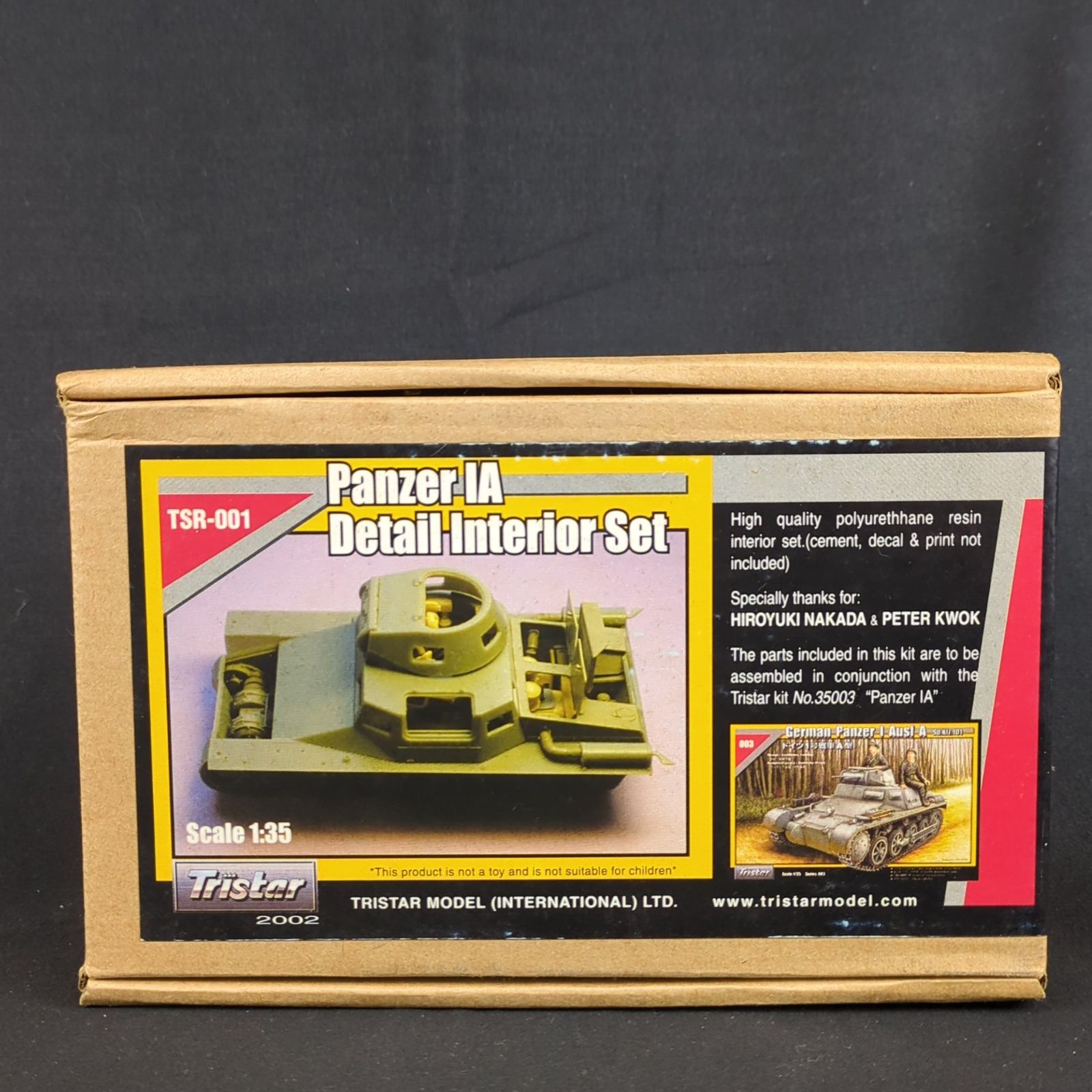 輸入キット パーツ トライスター Tristar TSR-001 1 35 ドイツ 1号戦車A型 インテリアセット