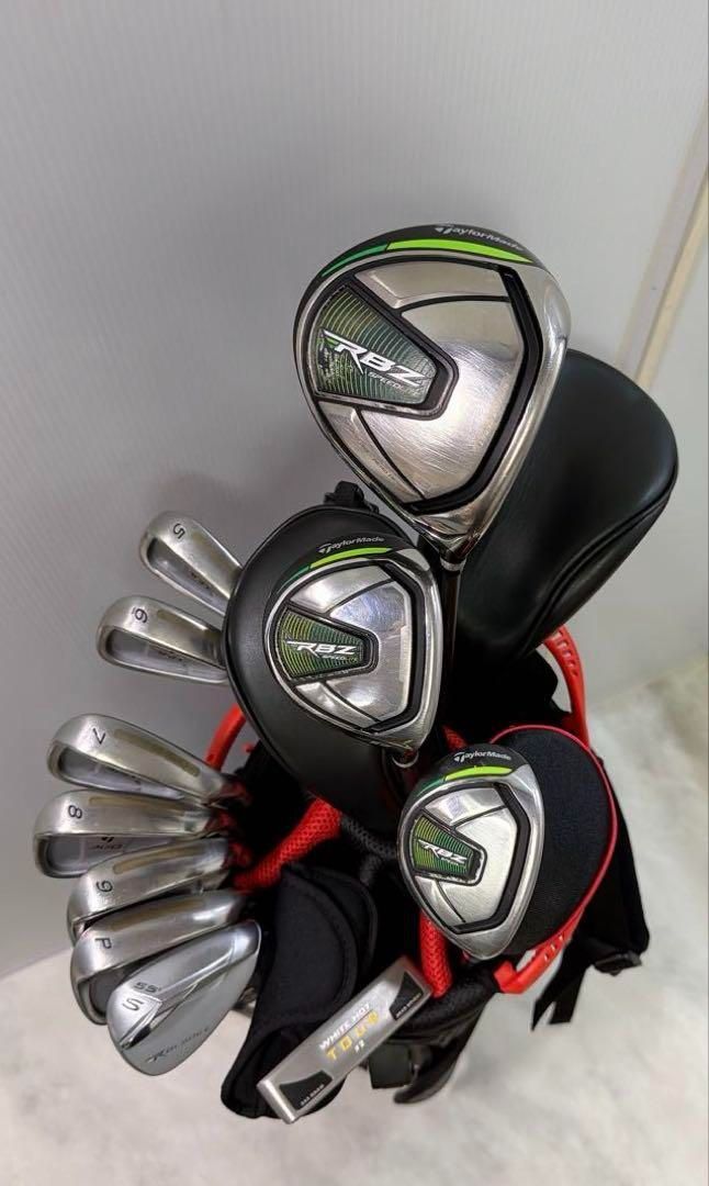 新品グリップ テーラーメイド RBZ 2021年 豪華11本クラブセット 右R