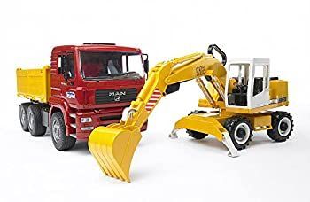 【中古-非常に良い】ブルーダー MAN トラックu0026LHショベル BR02751