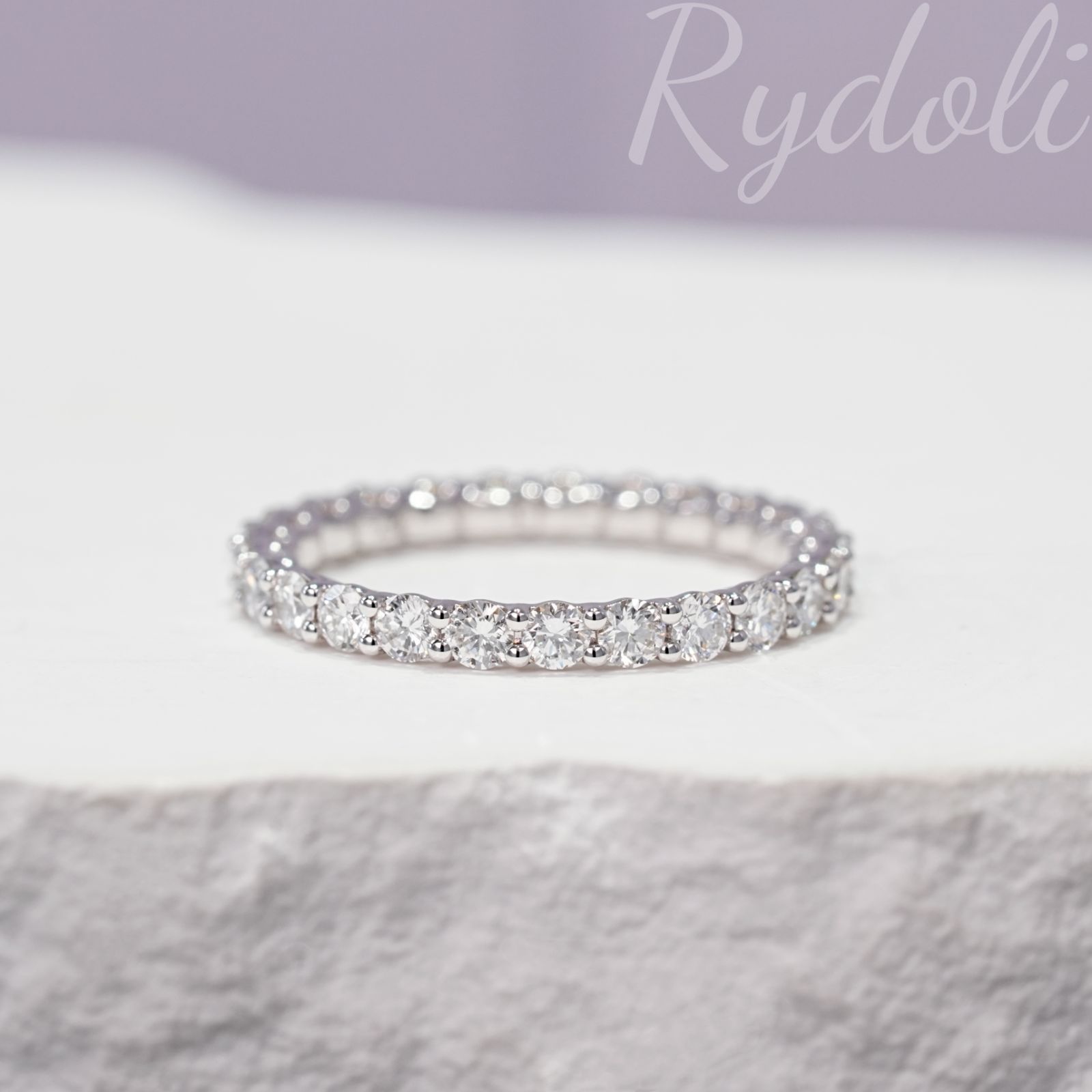 PT950 1.25ct オーダーメイドリング ラボグロウンダイヤモンド フル 