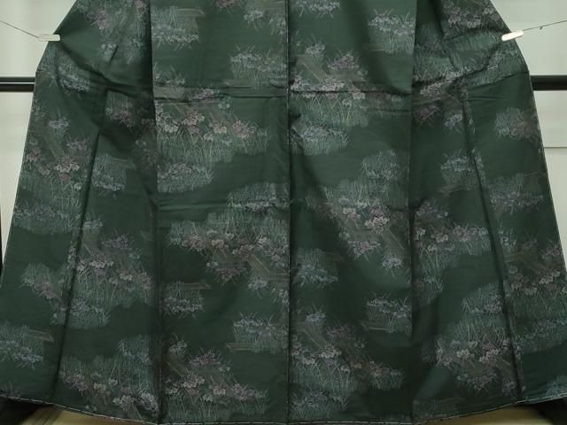 平和屋本店□極上 本場大島紬 9マルキ 杜若 逸品 未使用 CZAA2710s5 平和屋