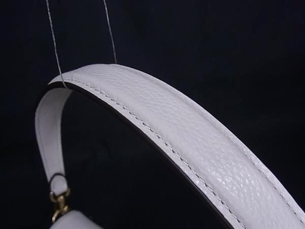 COACH コーチ ハンドバッグ タビー CH857 ホワイト系 レザー  