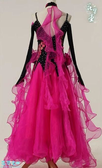 25年 社交ダンスドレス ドレス モダンダンス 刺繍 オーダーメイド 撮影会 舞台 イベント 原野空間-65