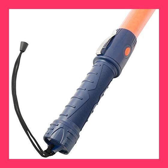 ワークスタイルエース 防滴誘導灯 LED6 赤 58cm No.91541 防塵