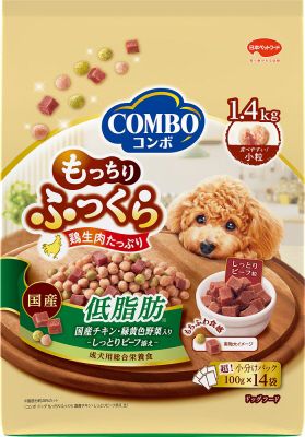 同梱不可 6個セット 日本ペットフード コンボドッグもっちりふっくら低脂肪成犬用1.4kg