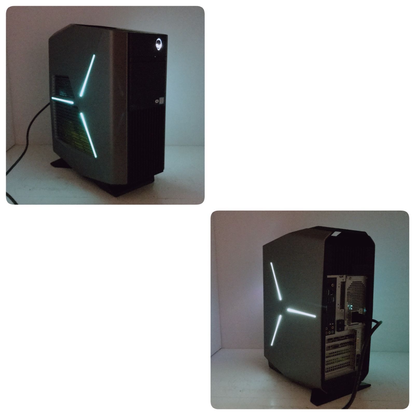 ゲーミングPC DELL alienware aurora R7 Core i7 8700K 3.7GHz メモリ16GB  SSD256GB+HDD2TB GTX1080Ti ブルーレイ 無線 デスクトップパソコン