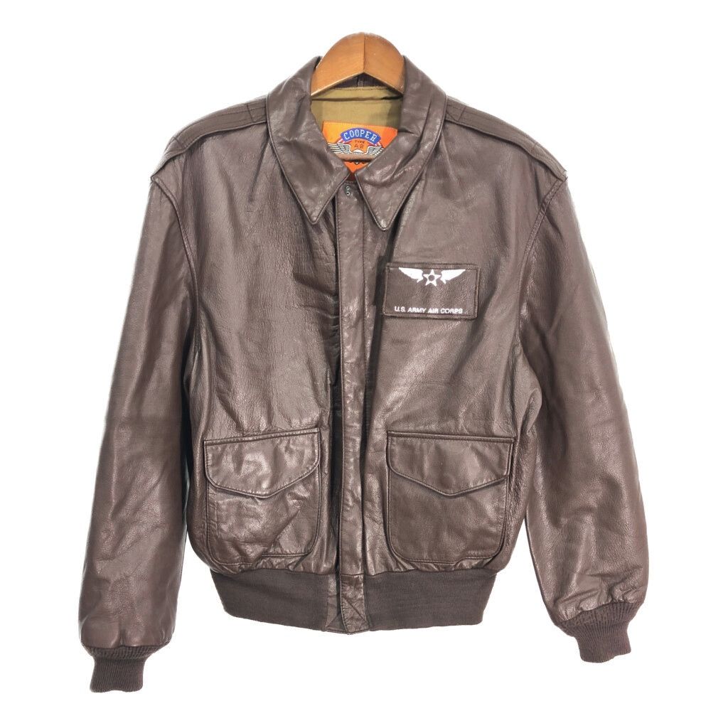 90年代 USA製 Cooper クーパー A-2 フライトジャケット レザー