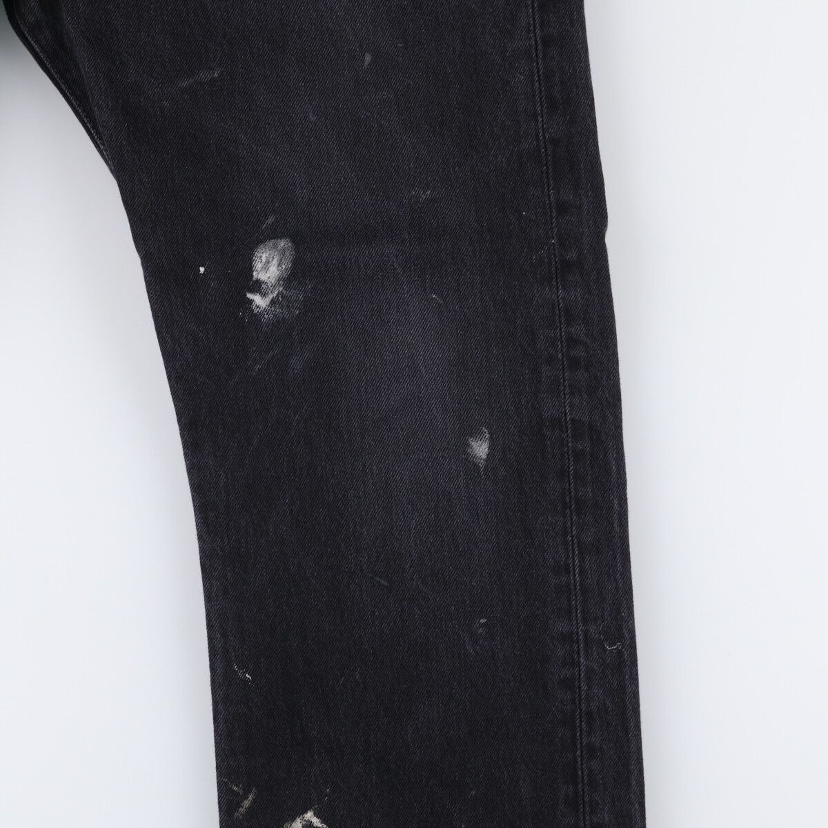 古着 リーバイス Levi s 501 ペイント ブラックデニム ストレートデニムパンツ メンズw36相当 eaa588188 KIN-KAAI_COM