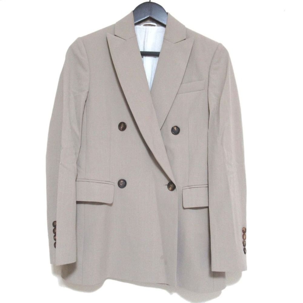 美品 23SS BRUNELLO CUCINELLI ブルネロクチネリ モニーレ装飾 ダブル 