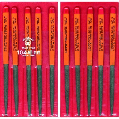 7営業日以内発送 在庫品 ツボサン TSUBOSAN HA010-01 組ヤスリ １０本組 半丸 荒目 HA01001 沖縄離島販売不可