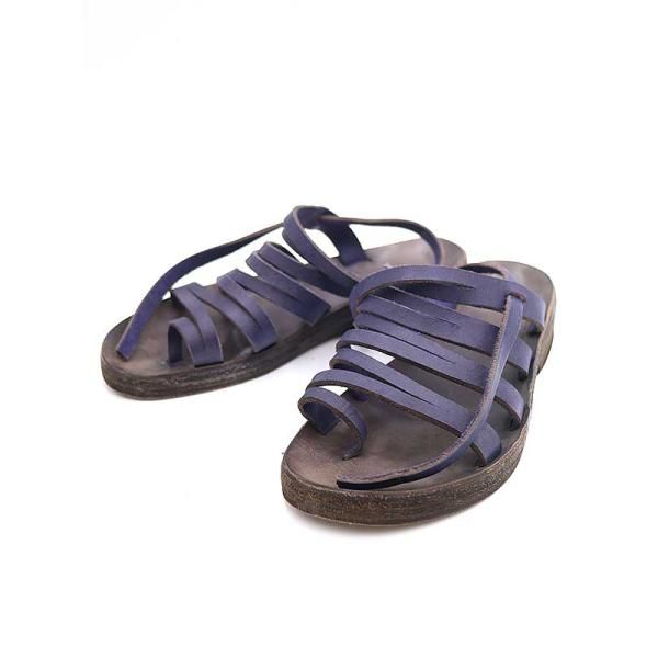 m.a+ エムエークロス　レザーサンダル ma+ エムエークロスサンダル