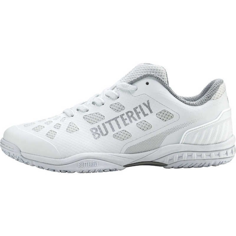 送料無料 ♥ 未開梱 バタフライ 卓球用品 Butterfly ユニセックス レゾライン レバリス プラチナホワイト 26.5 93710