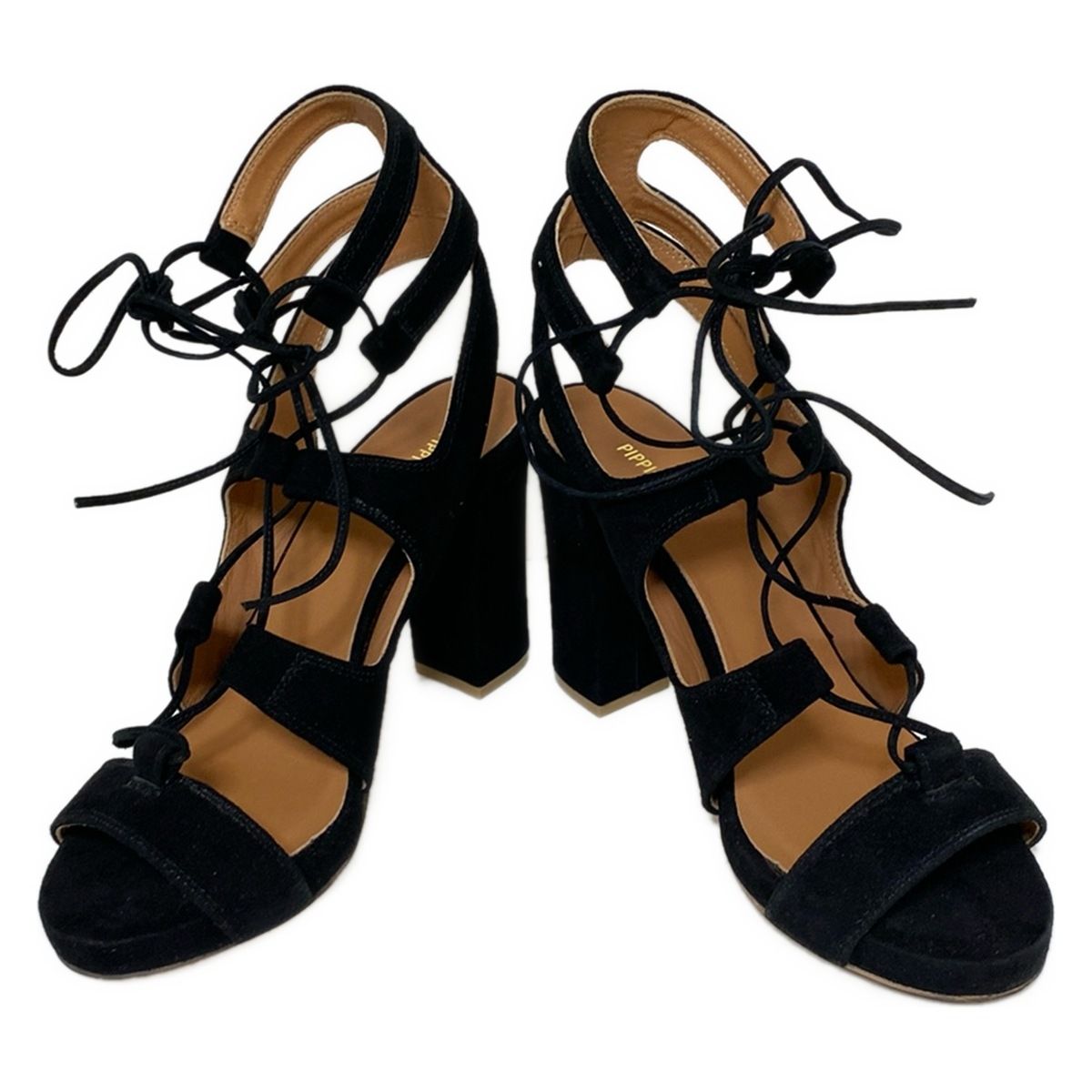 pippichic ピッピシック サンダル 37 レディース - 黒