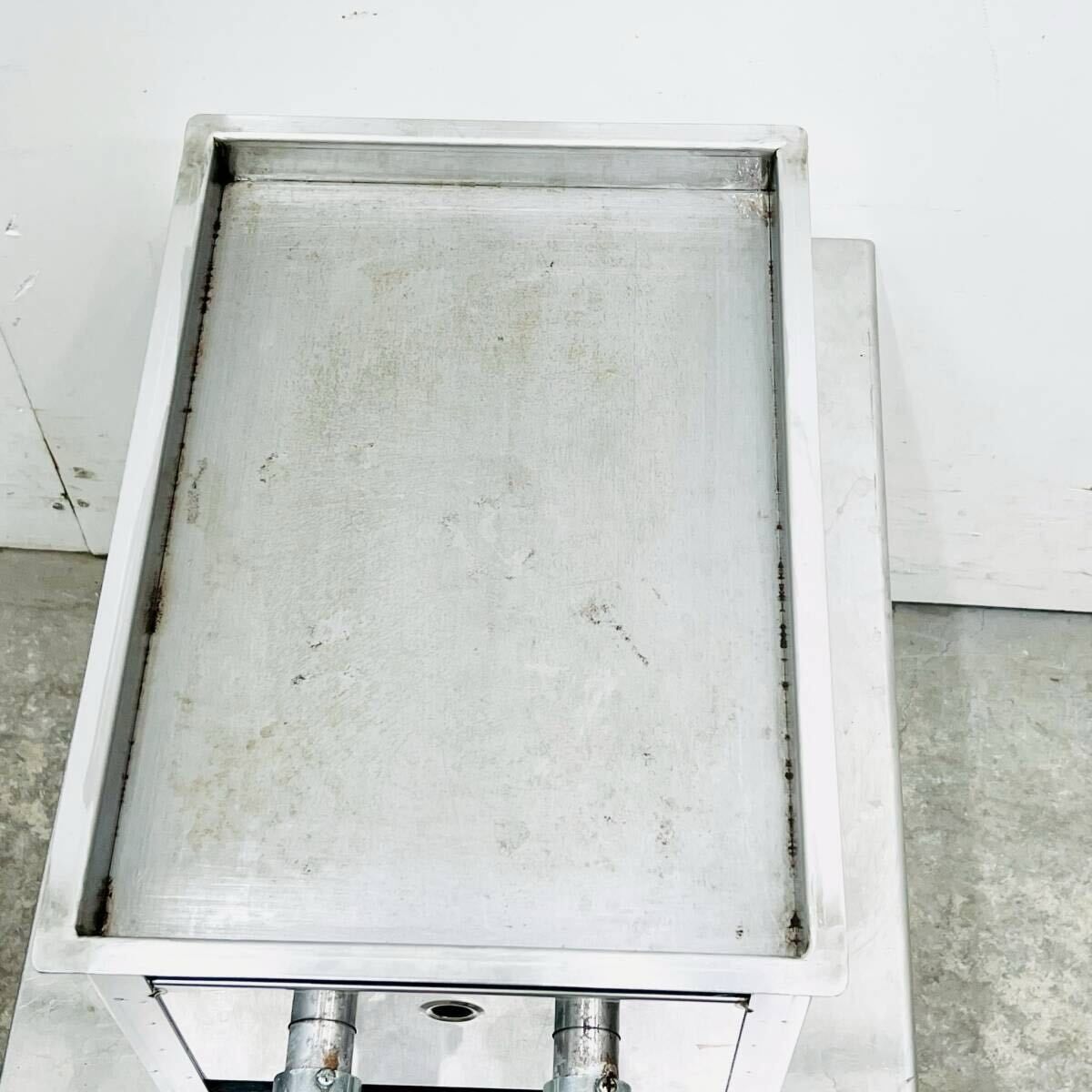 卓上型 ガス式 餃子焼器 鉄板 2本バーナー 都市ガス グリドル ギョーザ 餃子焼機 ふた付 業務用