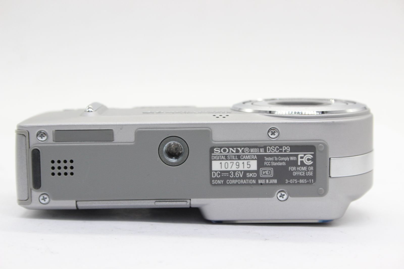 SONY 【返品保証】 ソニー Sony Cyber-shot DSC-P9 6x バッテリー付き コンパクトデジタルカメラ s4855