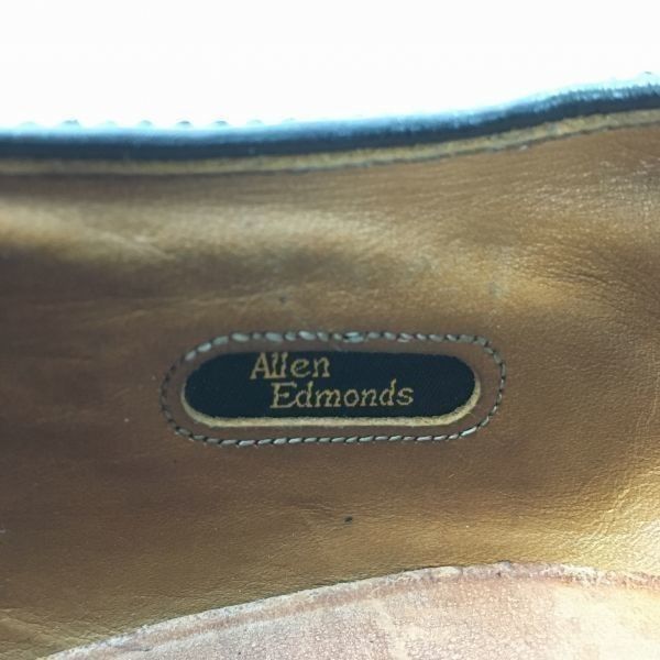 試着交換OK！Vintage 　アレンエドモンズ　Allen Edomonds　Sanford　キャップトゥ　ビジネスシューズ〈黒/BLACK/ブラック〉size10B/メンズ//men's 菅NO.WZG-82 試着交換OK！Vintage アレンエドモンズ Allen Edomonds Sanford